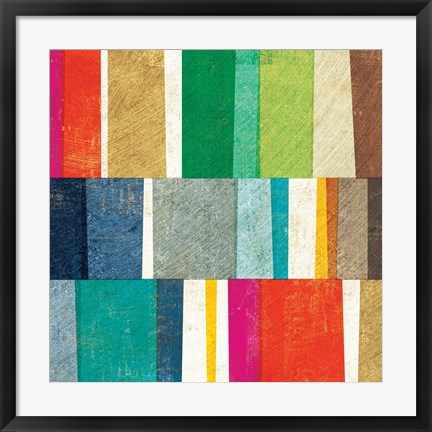 Framed Colorful Abstract Print