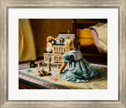 Framed Doll House Print