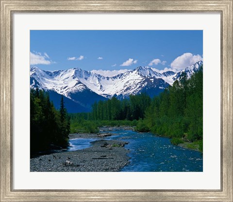 Framed Chugach Mountains, Alaska Print