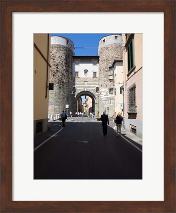 Framed Porto San Gervasio at Via Elisa, Tuscany, Italy Print