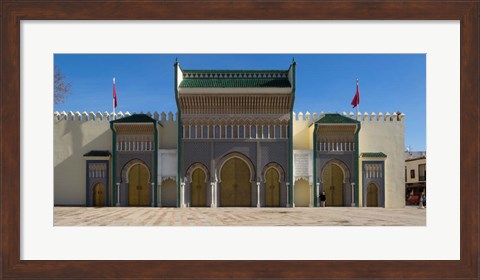 Framed Dar-el-Makhzen, Fes, Morocco Print