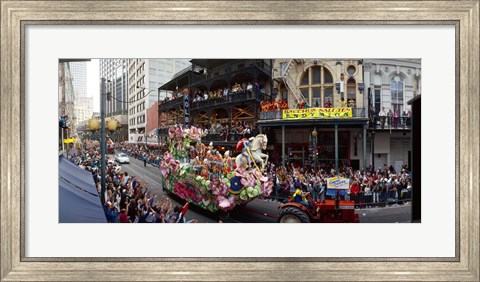 Framed Mardi Gras Festival, New Orleans, Louisiana Print