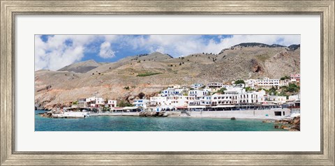 Framed View of the Hora Sfakion, Crete, Greece Print