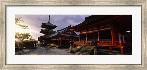 Framed Kiyomizu-Dera Temple, Kyoto, Japan Print