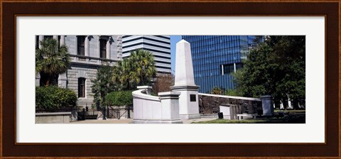 Framed African American History Monument, South Carolina State House Print