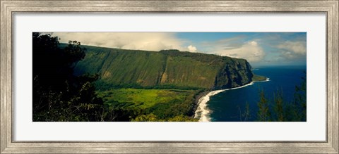 Framed Waipio Valley, Big Island, Hawaii Print