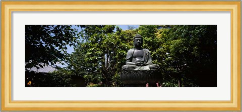 Framed Buddha in Asakusa Kannon Temple, Tokyo Prefecture, Japan Print