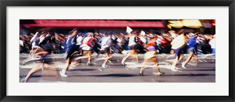 Framed Marathon, New York City Print