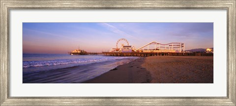 Framed Santa Monica Pier, California Print