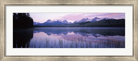 Framed Little Redfish Lake, Sawtooth National Recreation Area, Custer County, Idaho Print