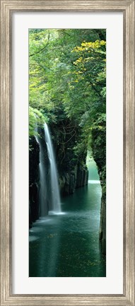 Framed Waterfall in Miyazaki, Japan Print