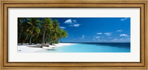 Framed Beach Maldives Print