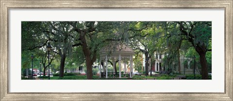 Framed Whitefield Square Historic District, Savannah, GA Print