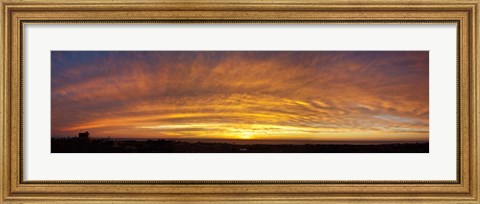 Framed Sunset, Todos Santos, Baja California, Mexico Print