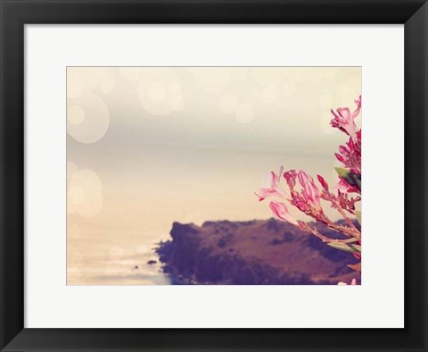 Framed Flowers in Paradise III Print
