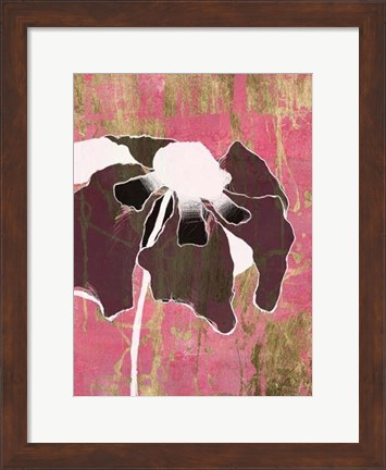 Framed Acid Floral II Print