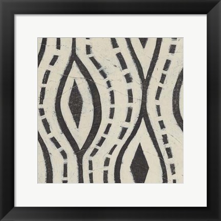 Framed Tribal Patterns VIII Print