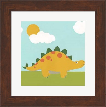 Framed Playtime Dino II Print