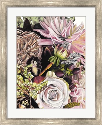 Framed Spring Floral Bouquet II Print