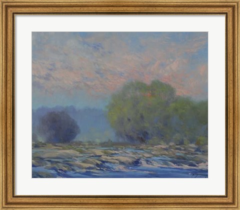 Framed James River from Belle Isle I Print