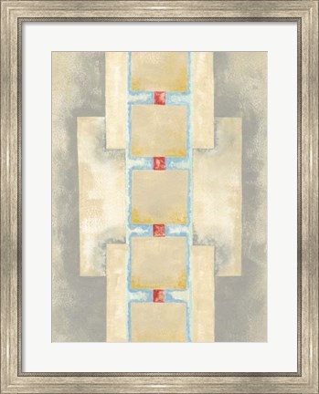 Framed Squares in Line II Print
