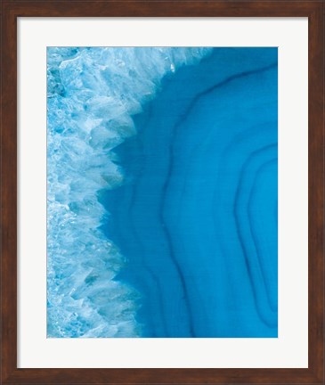Framed Agate Geode I Print