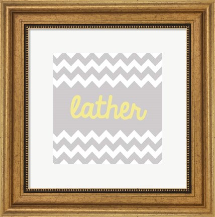 Framed Lather Print