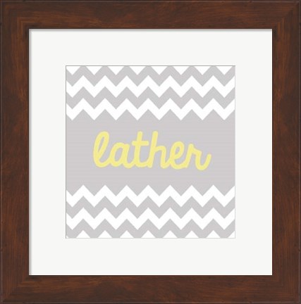 Framed Lather Print