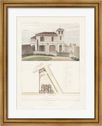 Framed Habitations Modernes III Print