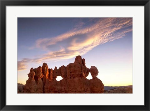 Framed Clouds at Bryce Canyon Print