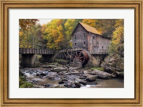 Framed Mill &amp; Creek I Print