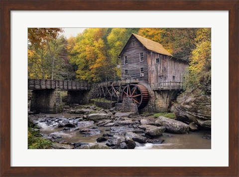Framed Mill &amp; Creek I Print