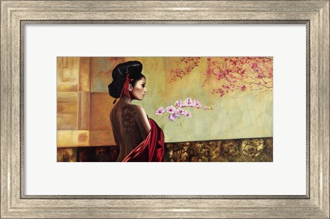 Framed Wild Orchid Print
