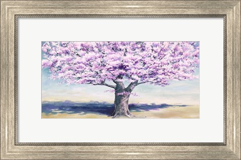 Framed Peach Tree Print