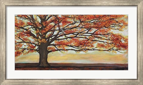 Framed Red Oak Print