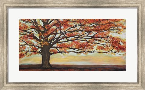 Framed Red Oak Print