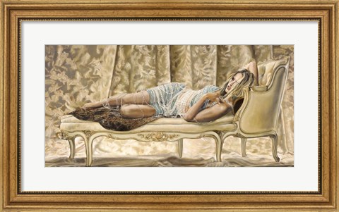 Framed Lady of Pearls Print