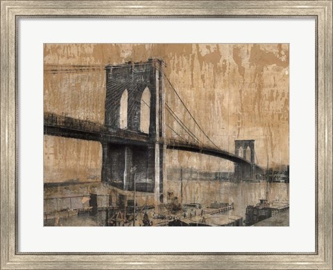 Framed Brooklyn Bridge 2 Print