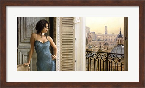 Framed Room with a View Print