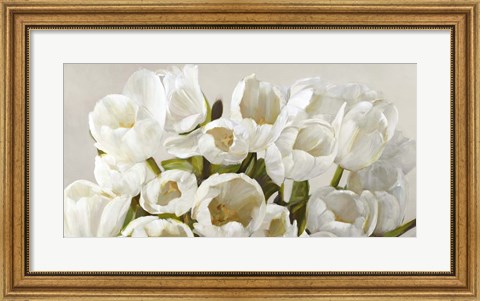 Framed Composizione in Bianco Print