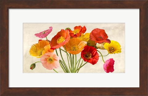 Framed Poppies in Spring Print