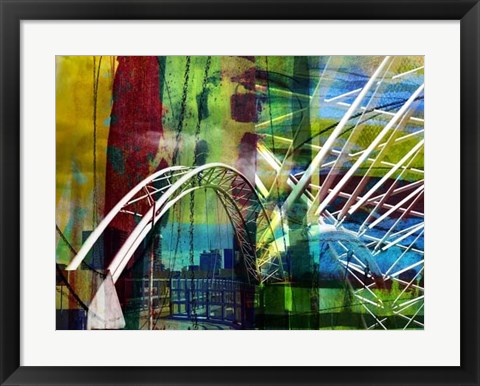 Framed Denver Bridge Print
