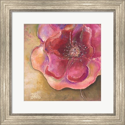 Framed Pink Accent II Print