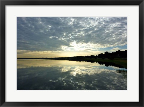 Framed Reflections of the Sky Print