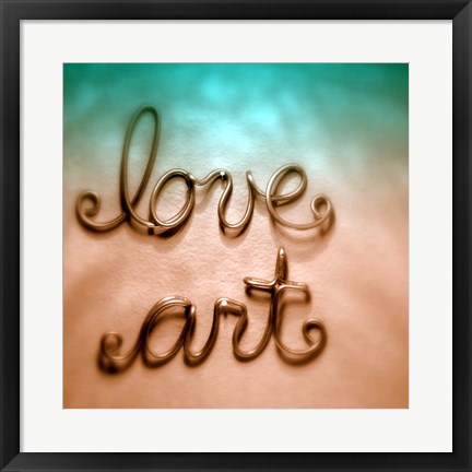 Framed Love Art Print