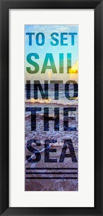 Framed Sea and Sky I Print