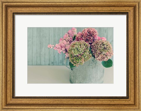 Framed Blossoming Water Can Print