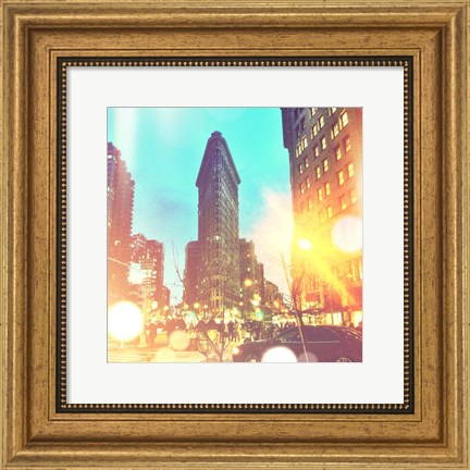 Framed City Stroll II Print