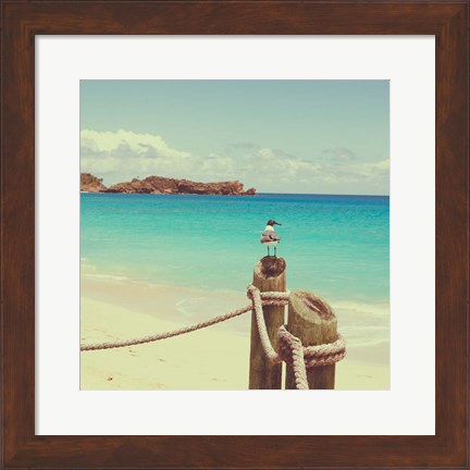 Framed Island Vacation II Print