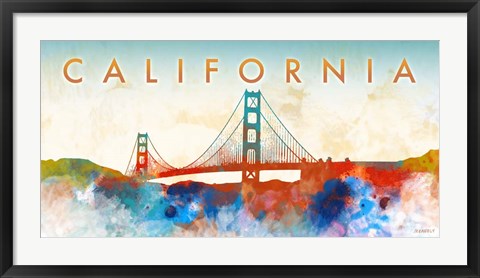 Framed California Gate Print